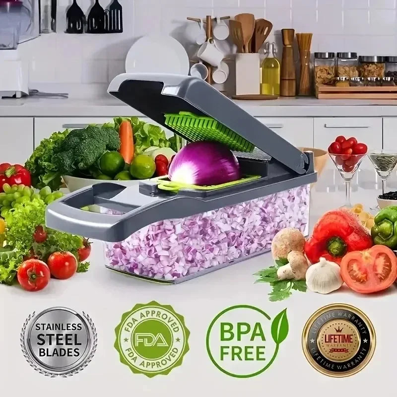 14/16 in 1 Multifunctional Vegetable Chopper / Vegetable Slicer