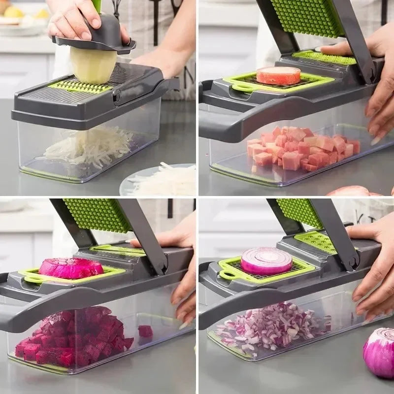 14/16 in 1 Multifunctional Vegetable Chopper / Vegetable Slicer